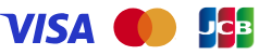 VISA, Mastercard, JCB